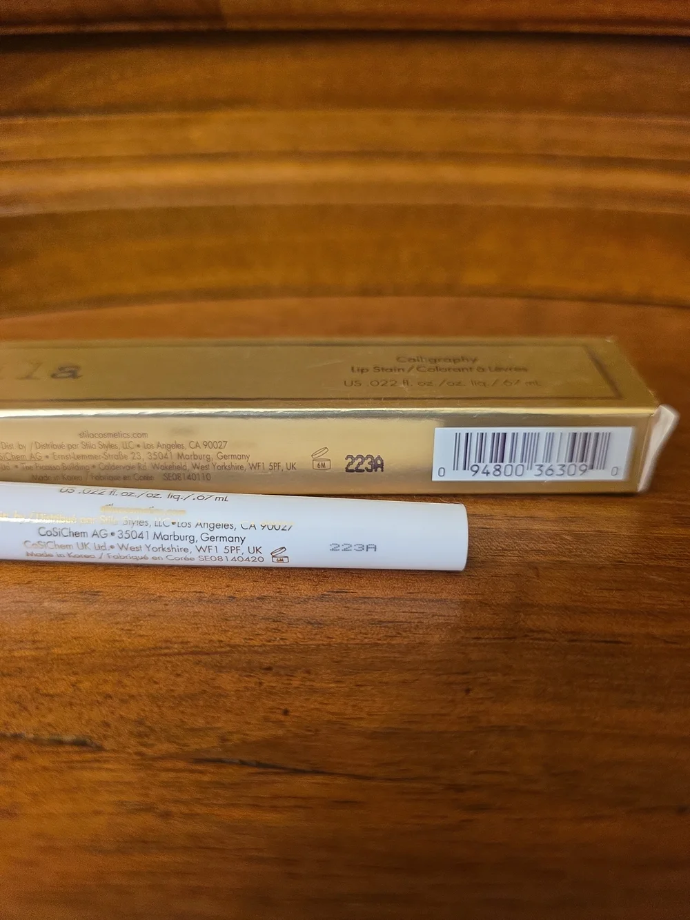 Stila Calligraphy Lip Stain, Hedy, .022oz--NIB